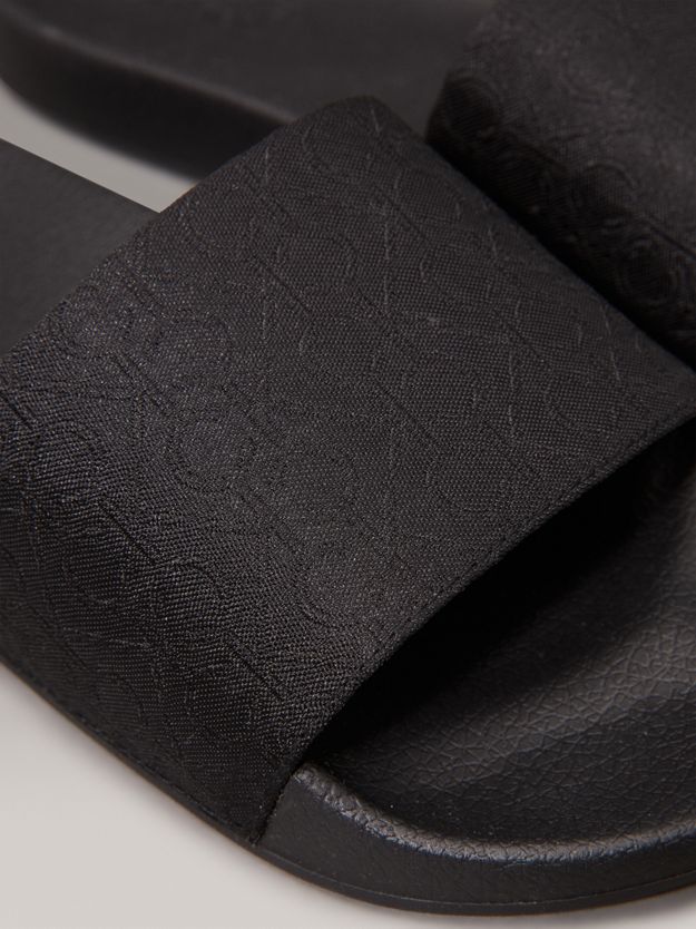 Logo Jacquard Sliders