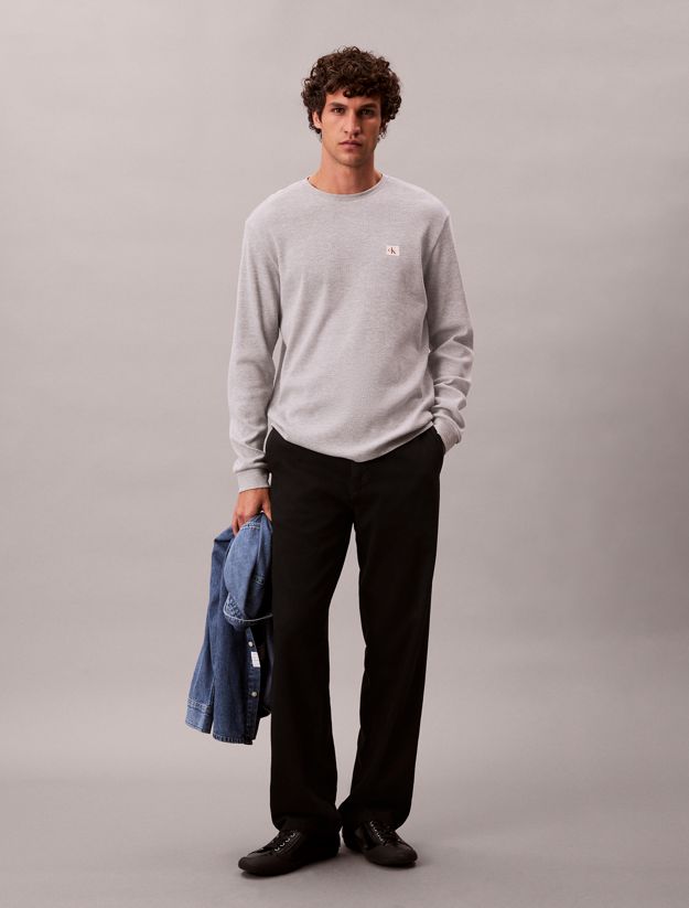 Long Sleeve Waffle T-shirt