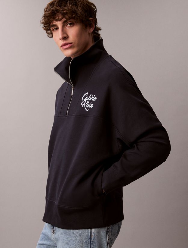 Premium Fleece Relaxed Quarter Zip Sweatshirt