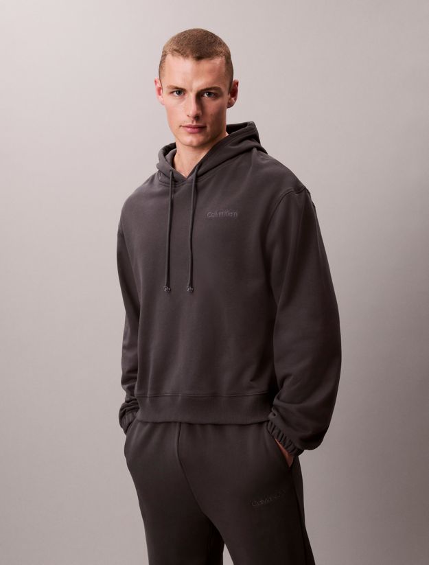 Cotton Terry Blend Lounge Hoodie
