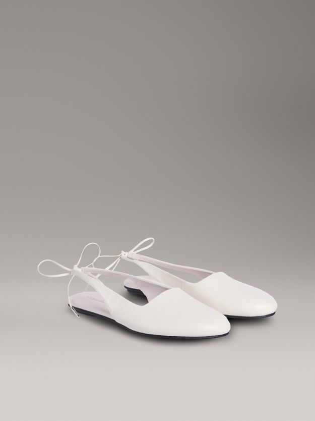 Leather Slingback Ballerinas