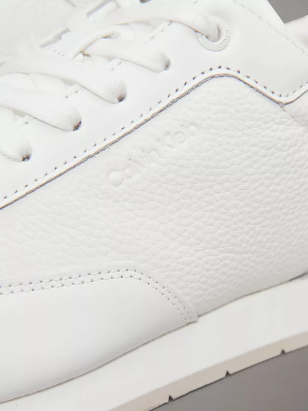 Leather Low Profile Trainers