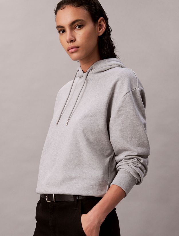 Cotton Terry Monogram Hoodie