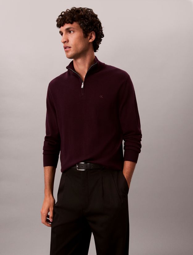 Quarter Zip Merino Jumper