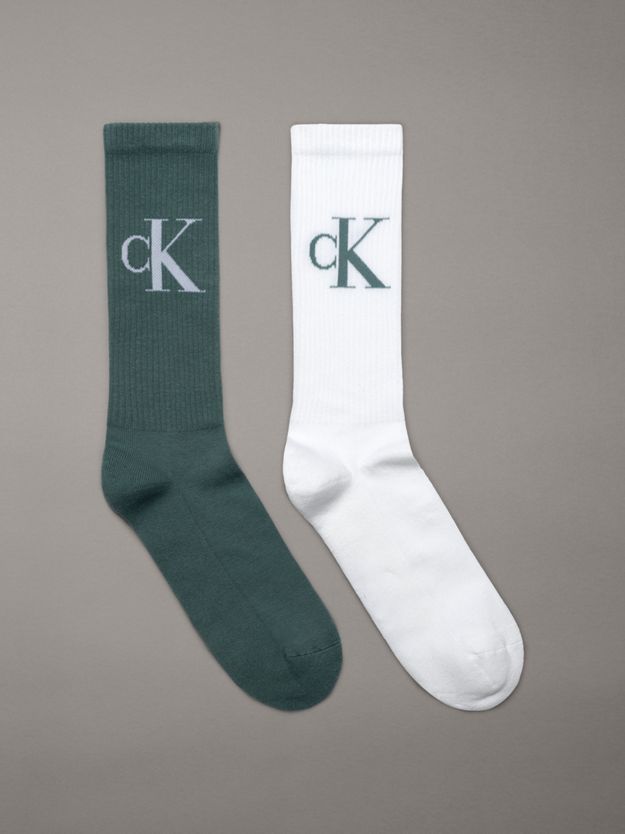 2 Pack Soft Cotton Stretch Crew Socks