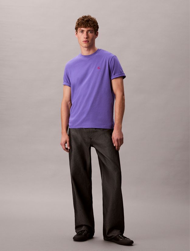 Embroidered Monogram Logo Relaxed T-Shirt