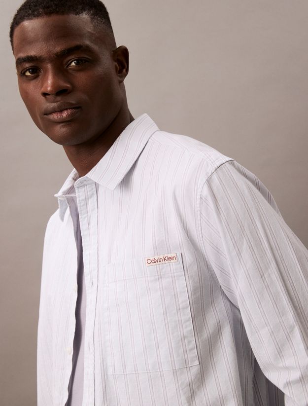 Relaxed Striped Oxford Shirt