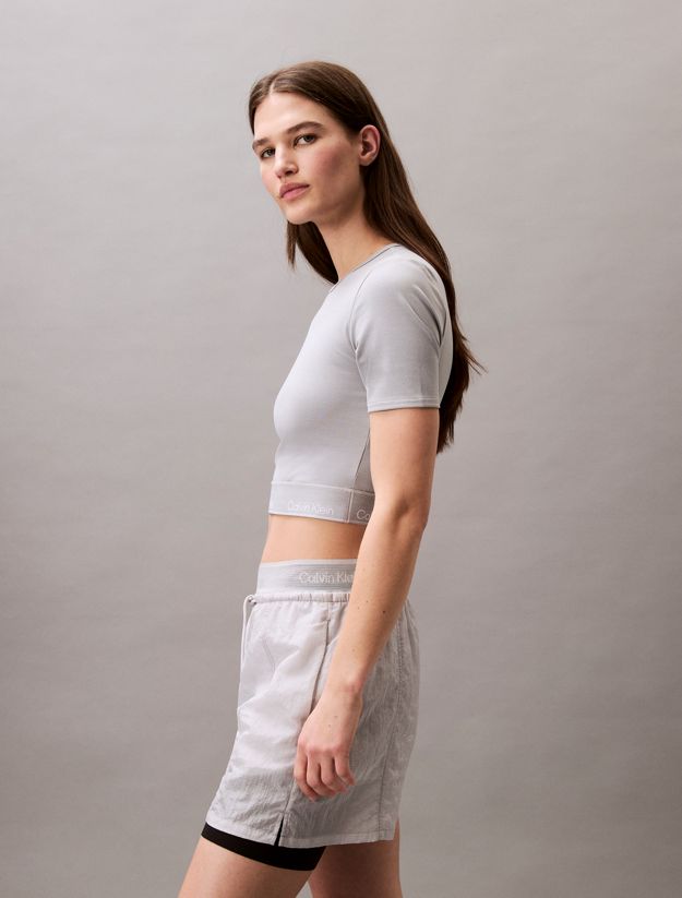 Cropped Performance Gym T-shirt