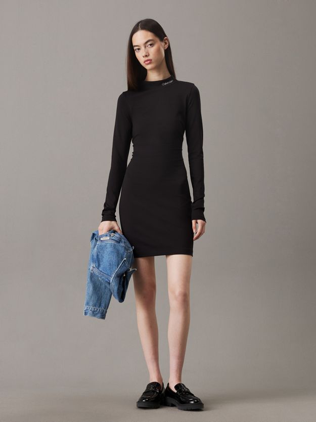 Milano Jersey Long Sleeve Dress