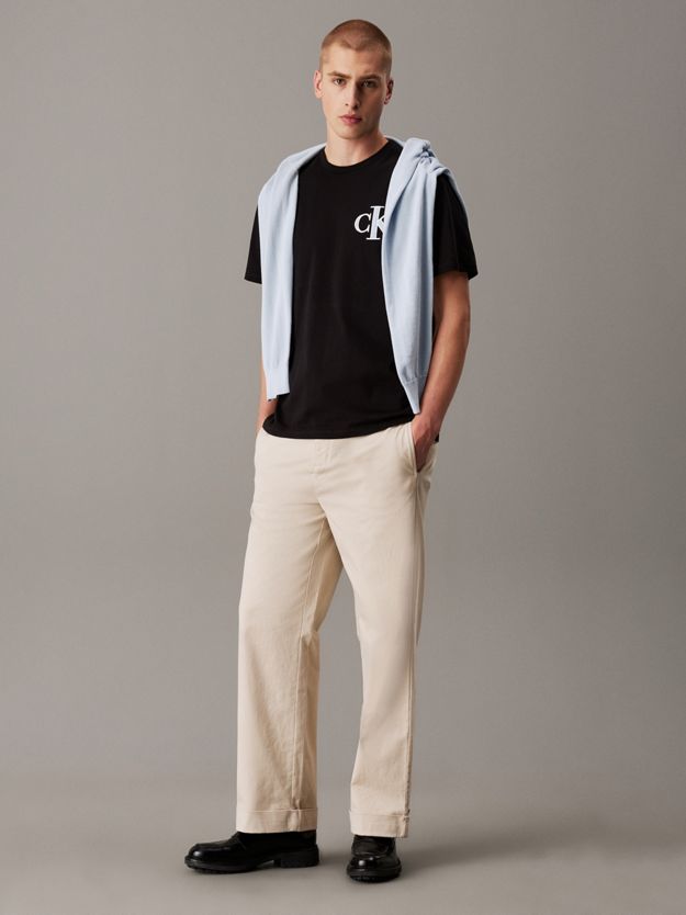 Varsity CK Logo Patch Crewneck Tee