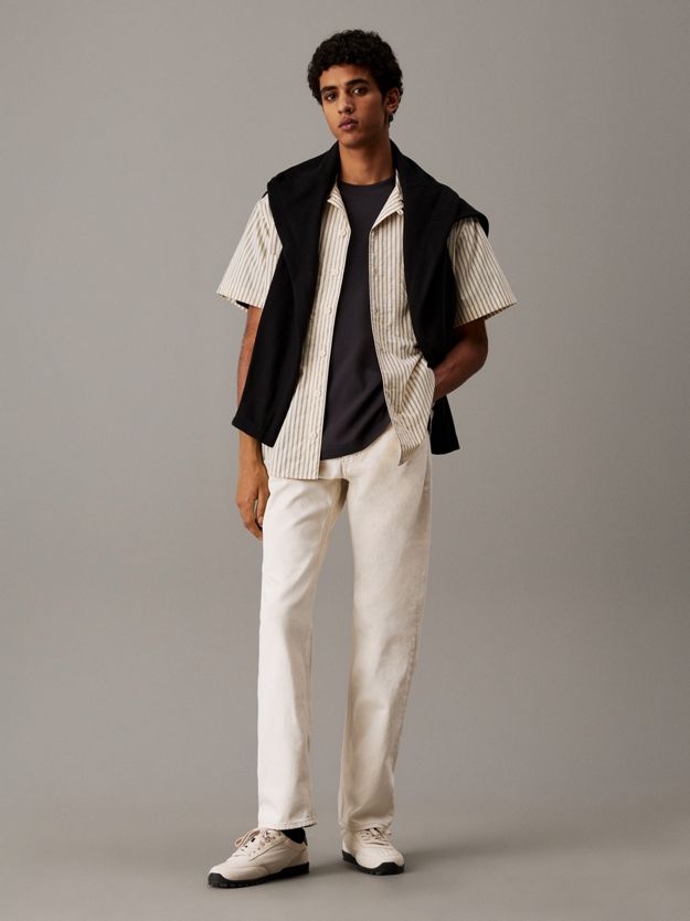 Cotton Poplin Short Sleeve Shirt