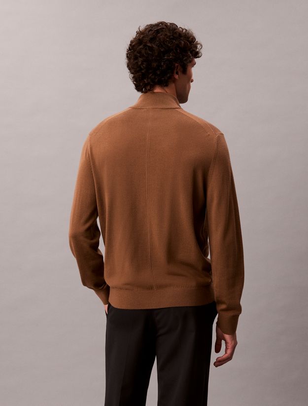Quarter Zip Merino Jumper