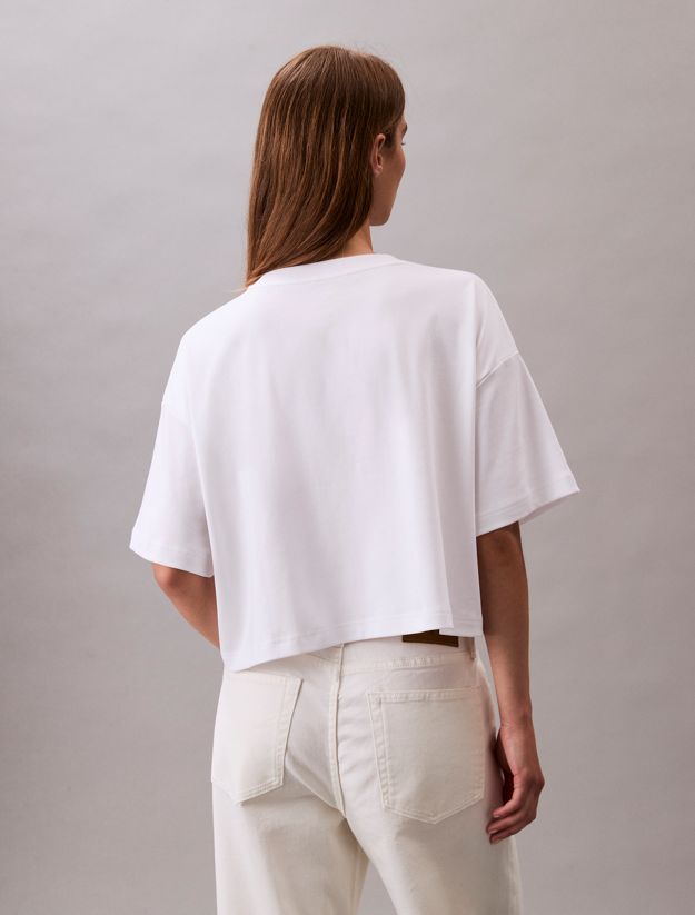 Logo Graphic Boxy Cropped T-Shirt