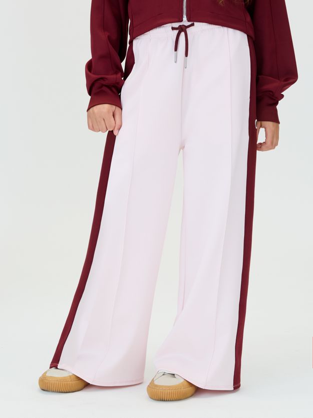 Wide Leg Colourblock Joggers