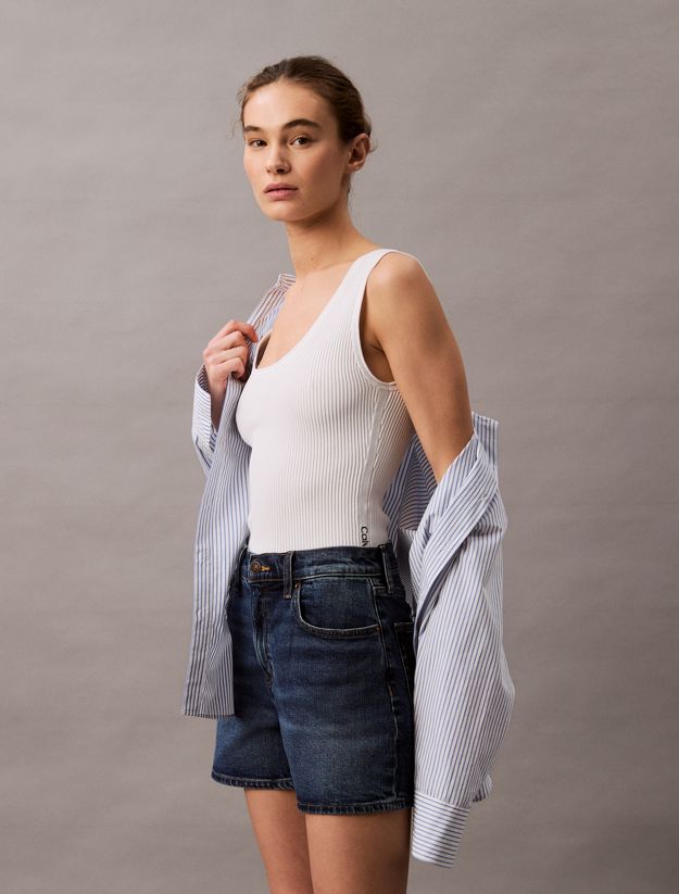 Slim Scoop Neck Tank Top