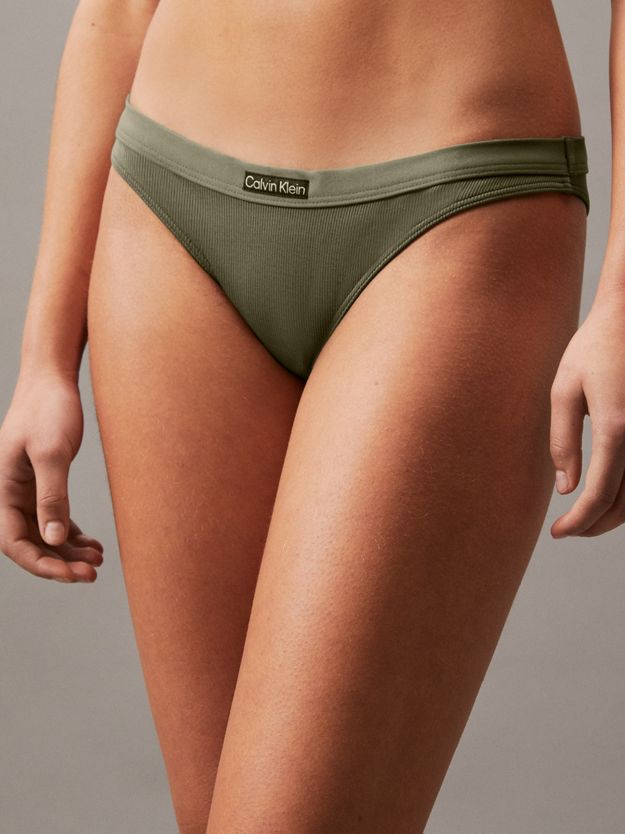 Dipped Bikini Bottoms - CK Rib