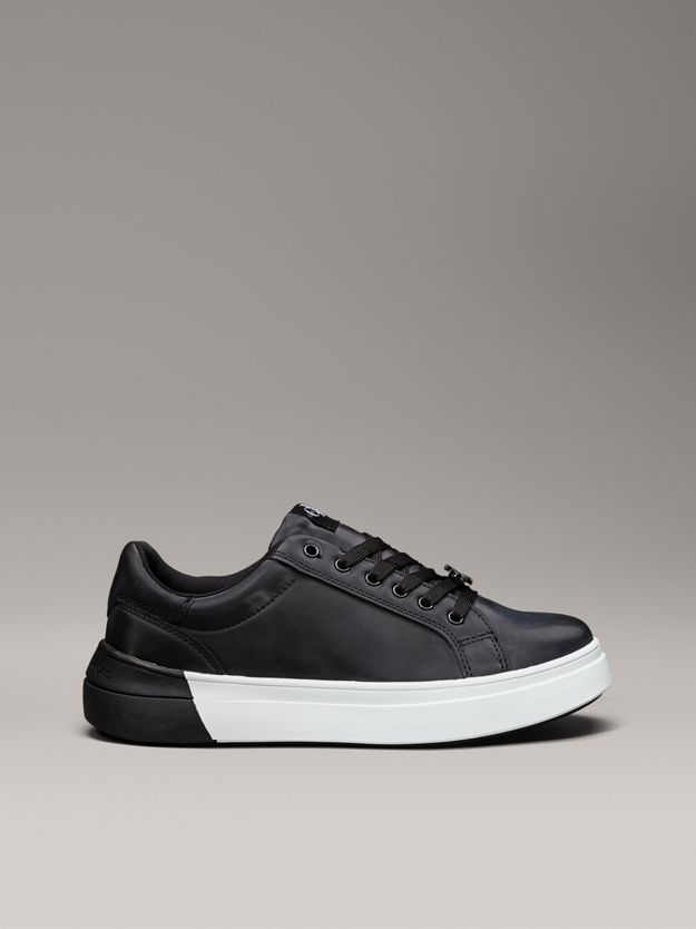 Kids Satin Trainers