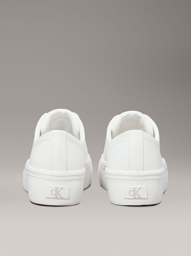 Leather Platform Trainers