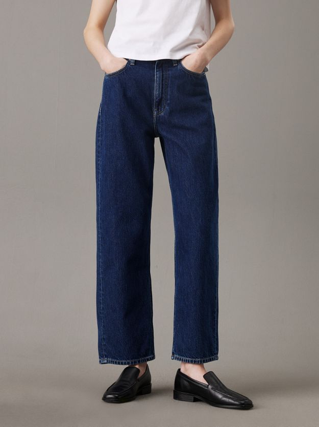 High Rise Barrel Jeans