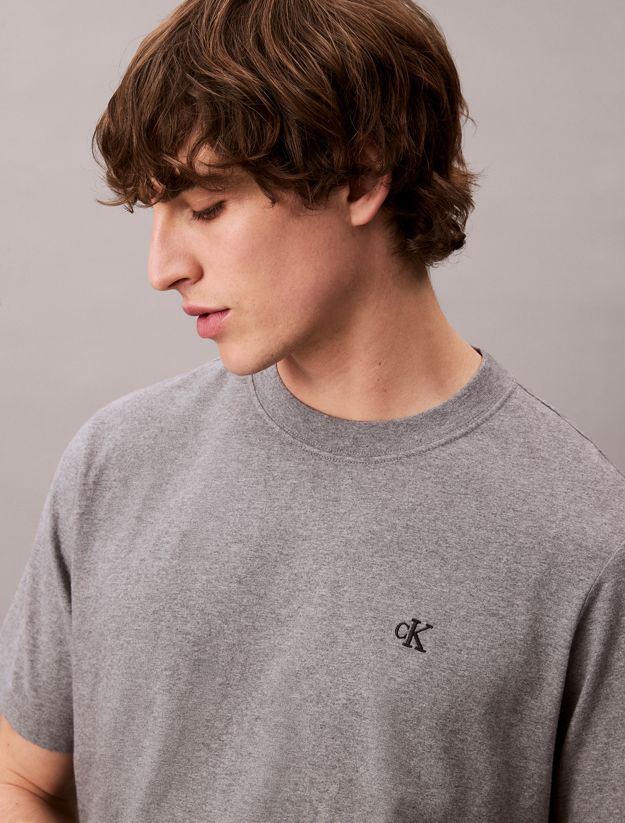 Embroidered Monogram Logo Relaxed T-Shirt