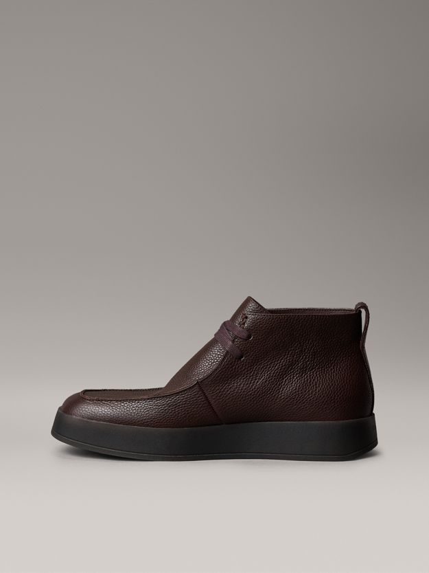 Leather Hybrid Cupsole Chukka Boots