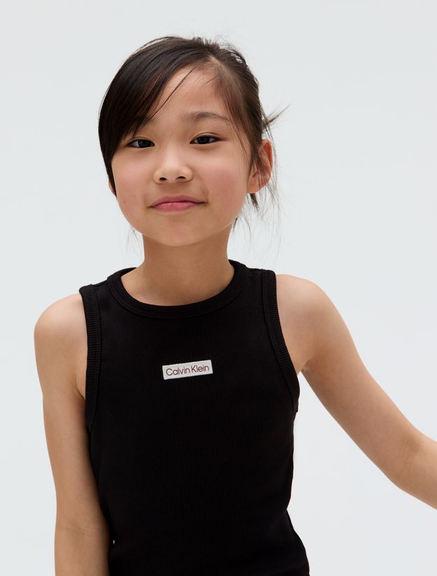 Slim Ribbed Sleeveless Dress