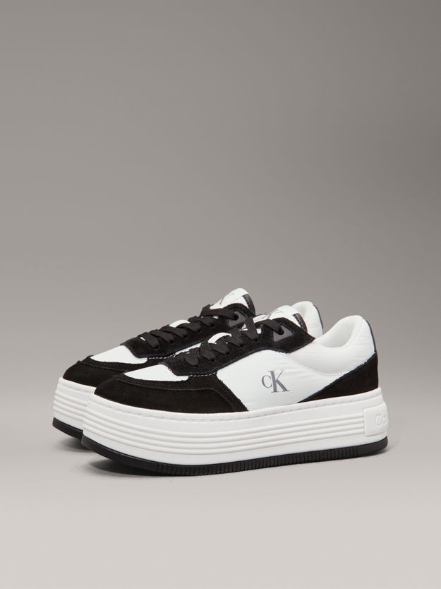 Suede Platform Trainers