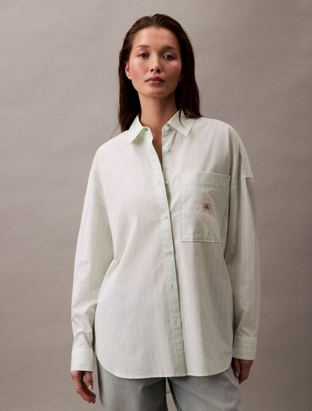 Oversized Cotton Poplin Shirt