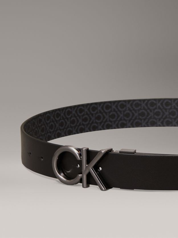 Leather Reversible Logo Belt