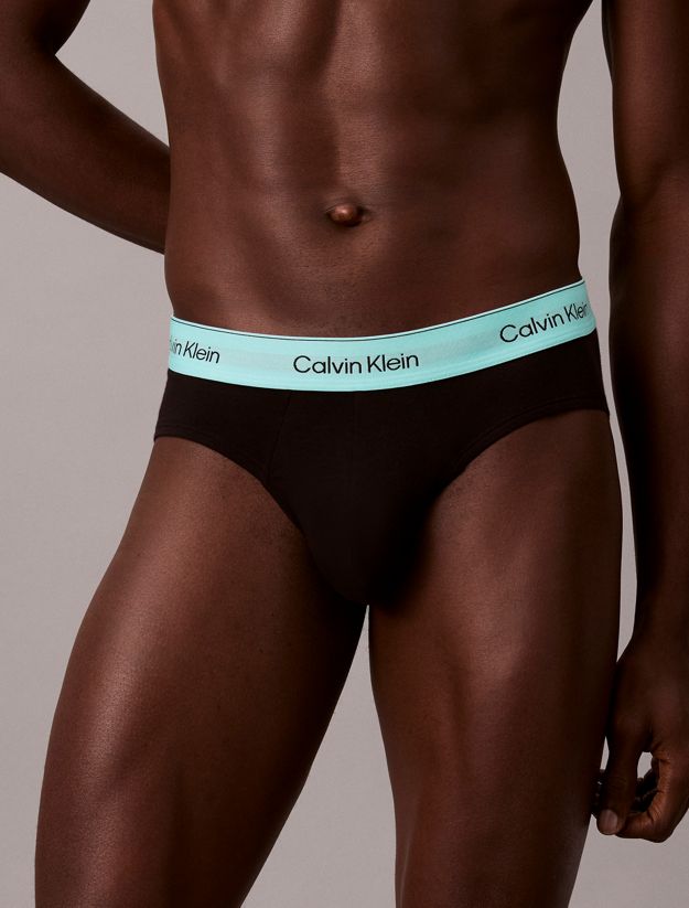 3 Pack Hip Briefs - Icon Cotton Stretch