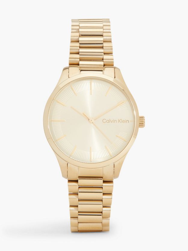 Gold Plated Steel Bracelet Watch