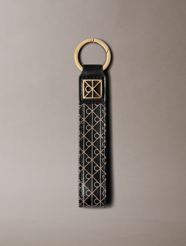 Allover Monogram Logo Key Fob
