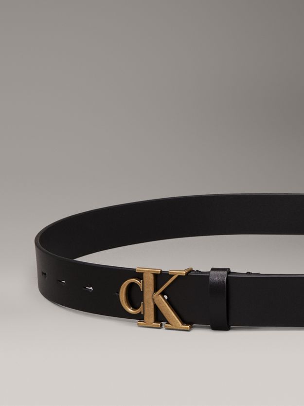 Leather Logo Belt