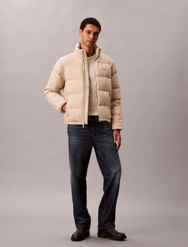 Channelled Down Puffer Jacket