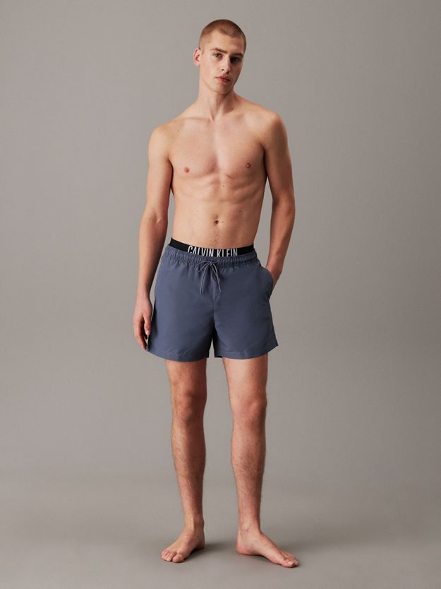 Double Waistband Swim Shorts - Intense Power