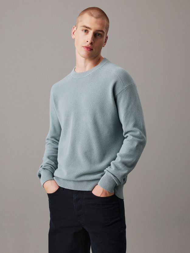Textured Cotton Jumper