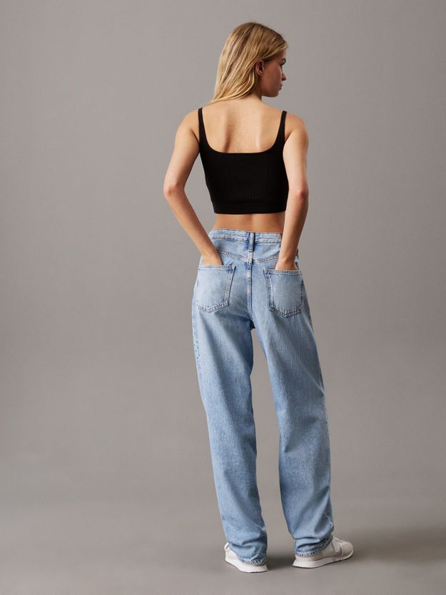 Ribbed Cotton Bralette Top