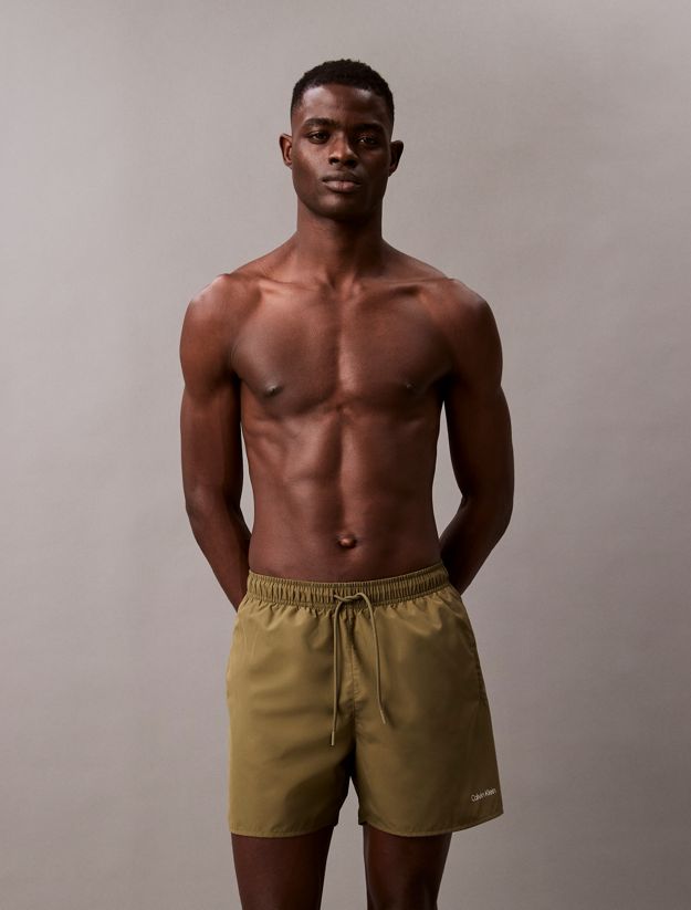 2 Pack Medium Drawstring Swim Shorts