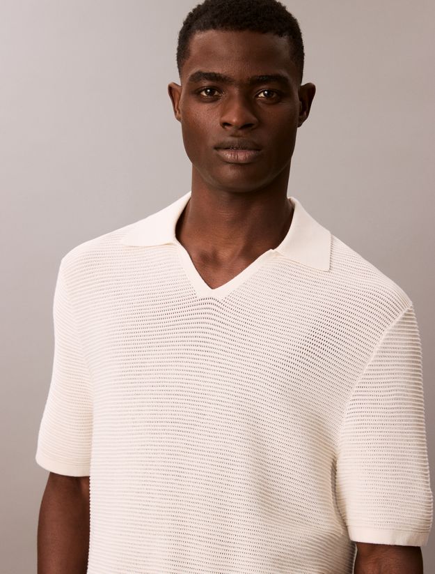 Tech Knit Johnny Collar Polo Shirt