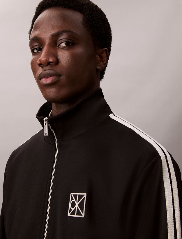 Double Knit Relaxed Track Jacket