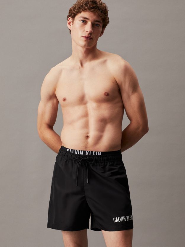 Double Waistband Swim Shorts - Intense Power