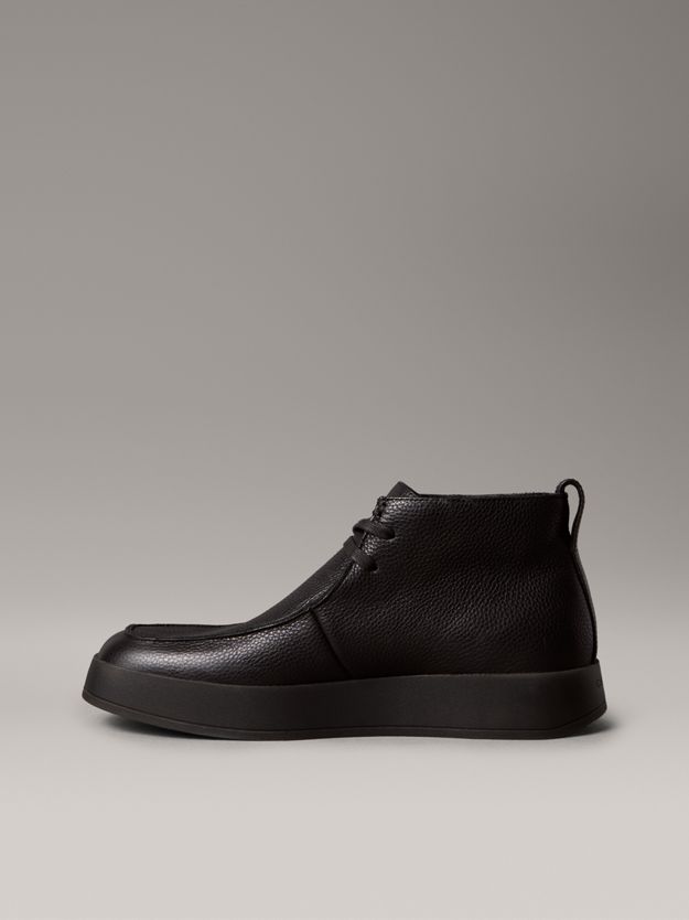 Leather Hybrid Cupsole Chukka Boots