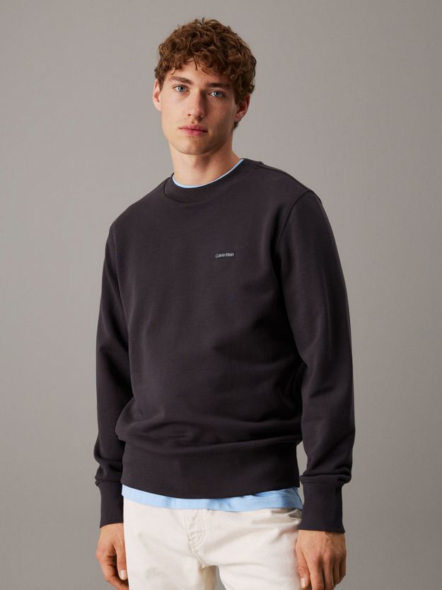 Cotton Terry Badge Sweatshirt