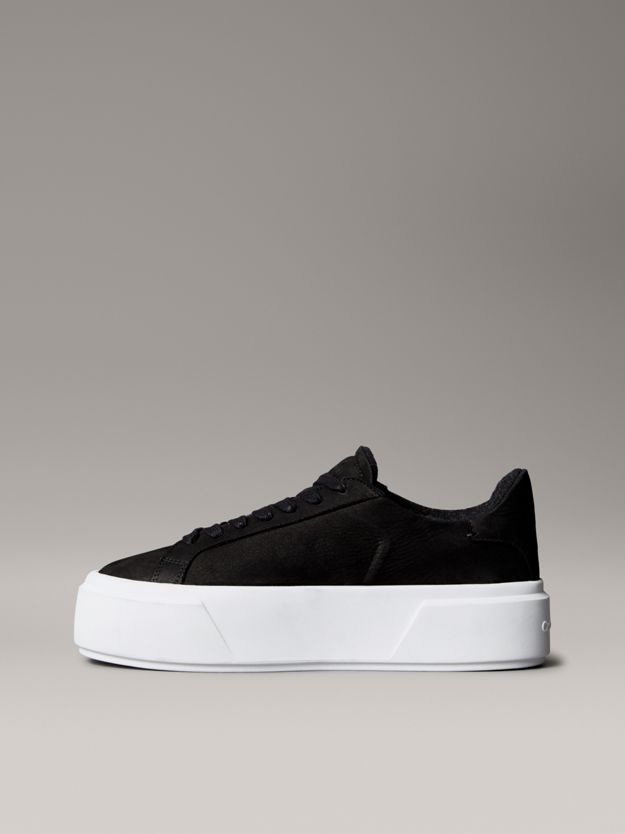 Leather Warm Winter Platform Trainers