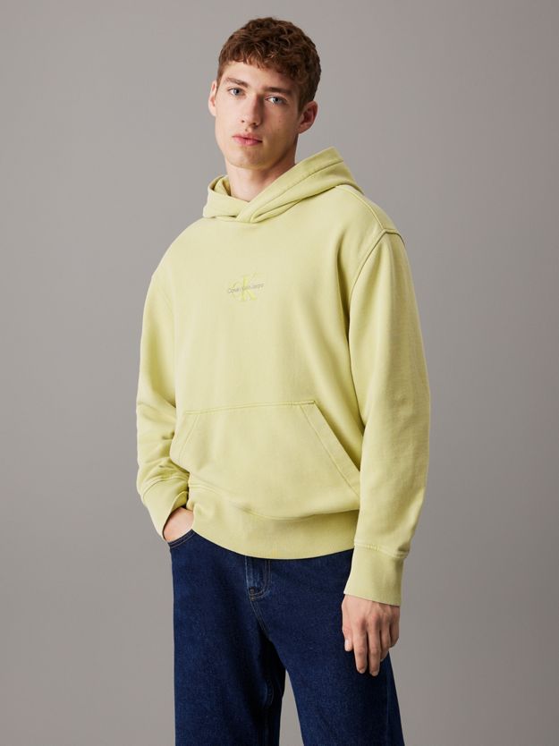 Relaxed Washed Cotton Hoodie
