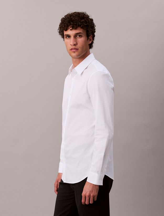 Slim Stretch Poplin Shirt