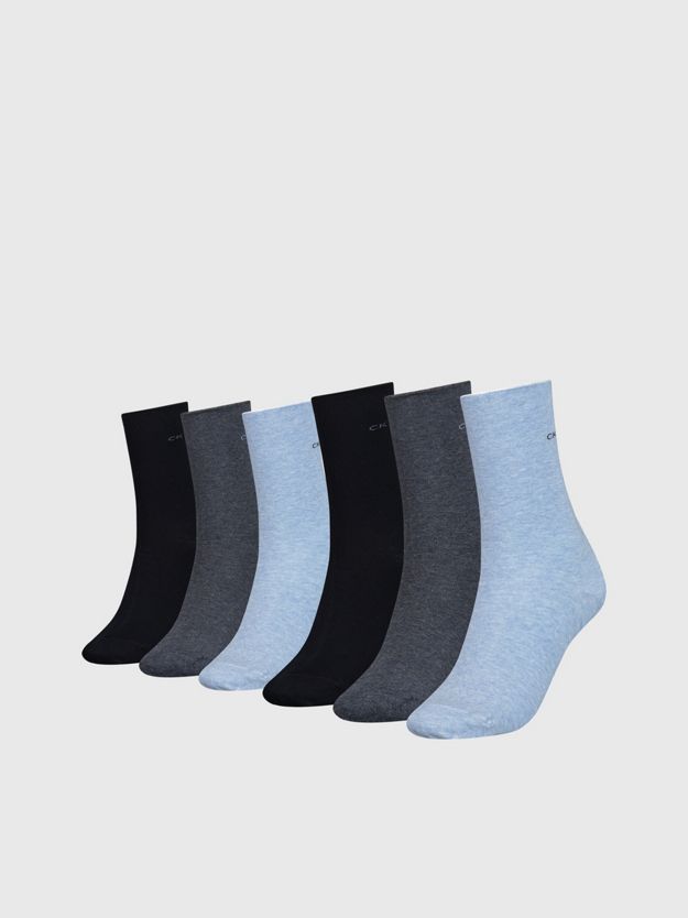 6 Pack Crew Socks