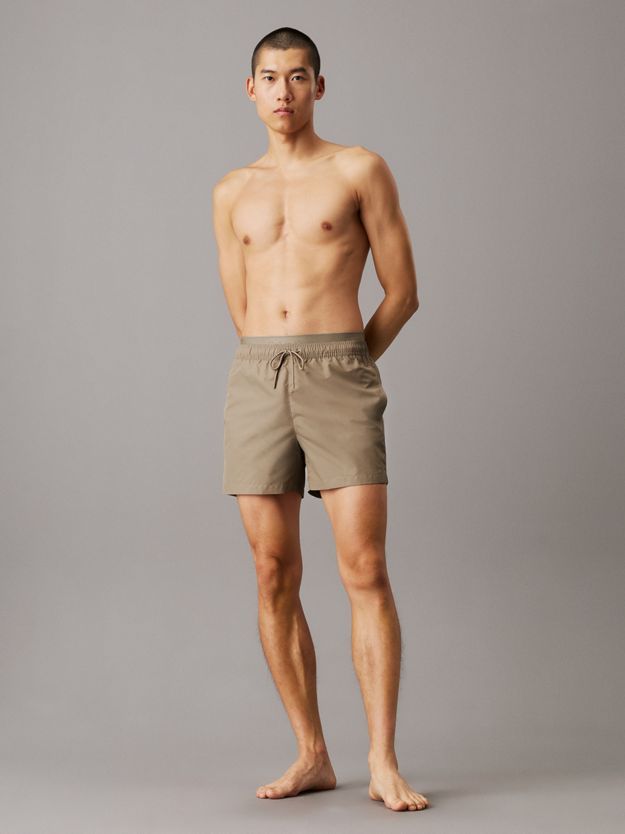 Double Waistband Swim Shorts - CK Meta Legacy