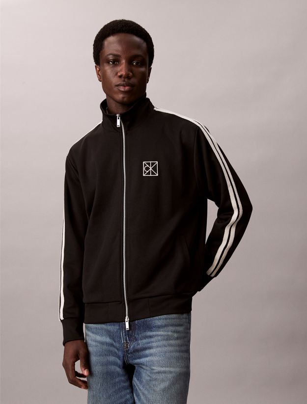 Double Knit Relaxed Track Jacket