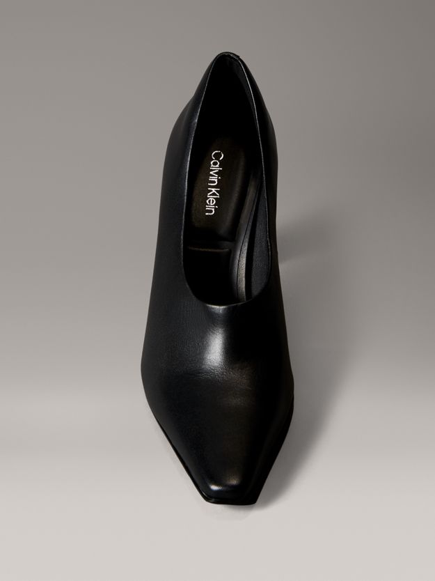 Leather Stiletto Pumps